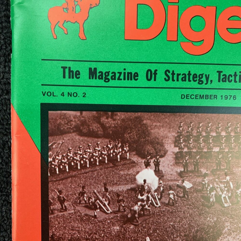 Wargamer’s Digest Magazine  Vol #4 #2 December 1976 Strategy Elizabethan Wars - Picture 2 of 8